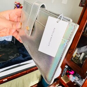 Estella Bartlett Iridescent Silver Clutch Wallet